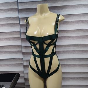 Victoria's Secret Bodysuit With Rhinestone